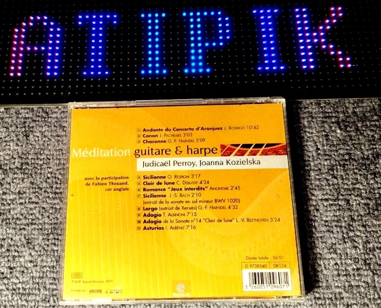 Cd Meditação Guitarra E Harpa Judicaël Perroy O Indispensável Serenidade 🧘 – photo 2